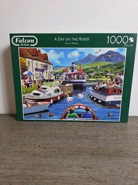 A Day on the River - 1000 Piece Jigsaw Puzzle by Falcon de luxe